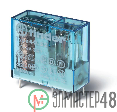Реле миниатюрное универсальное 2CO 8А 24В DC FINDER 405290240000