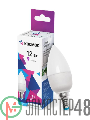 Лампа светодиодная CN 12Вт 6500К E14 220В Космос LkeLED12wCNE1465