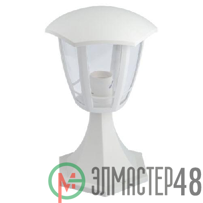 Светильник светодиодный садово-парковый ДТУ 07-8-003 Валенсия 1 8Вт 3000К IP44 6 гранный напольный бел. Эра Б0064302