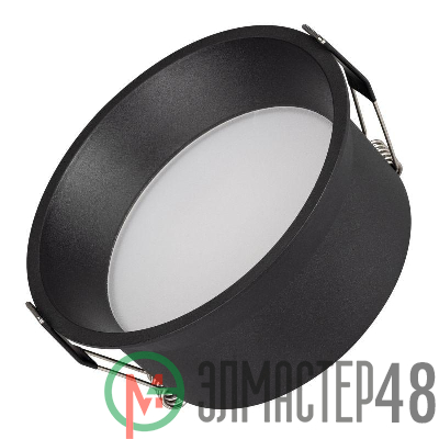 Светильник светодиодный MS-BREEZE-BUILT-R125-16W Day4000 BK 85 deg IP20 230В металл Arlight 035614