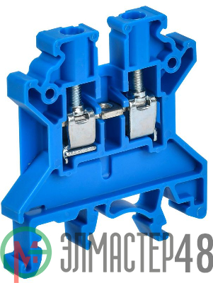 Колодка клеммная CTS ARMAFIX 4кв.мм син. IEK YCT10-00-K07-004